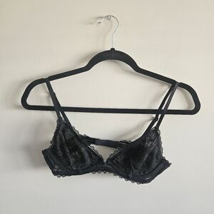 Victoria's Secret Lace Black Bra Bralette Size Small